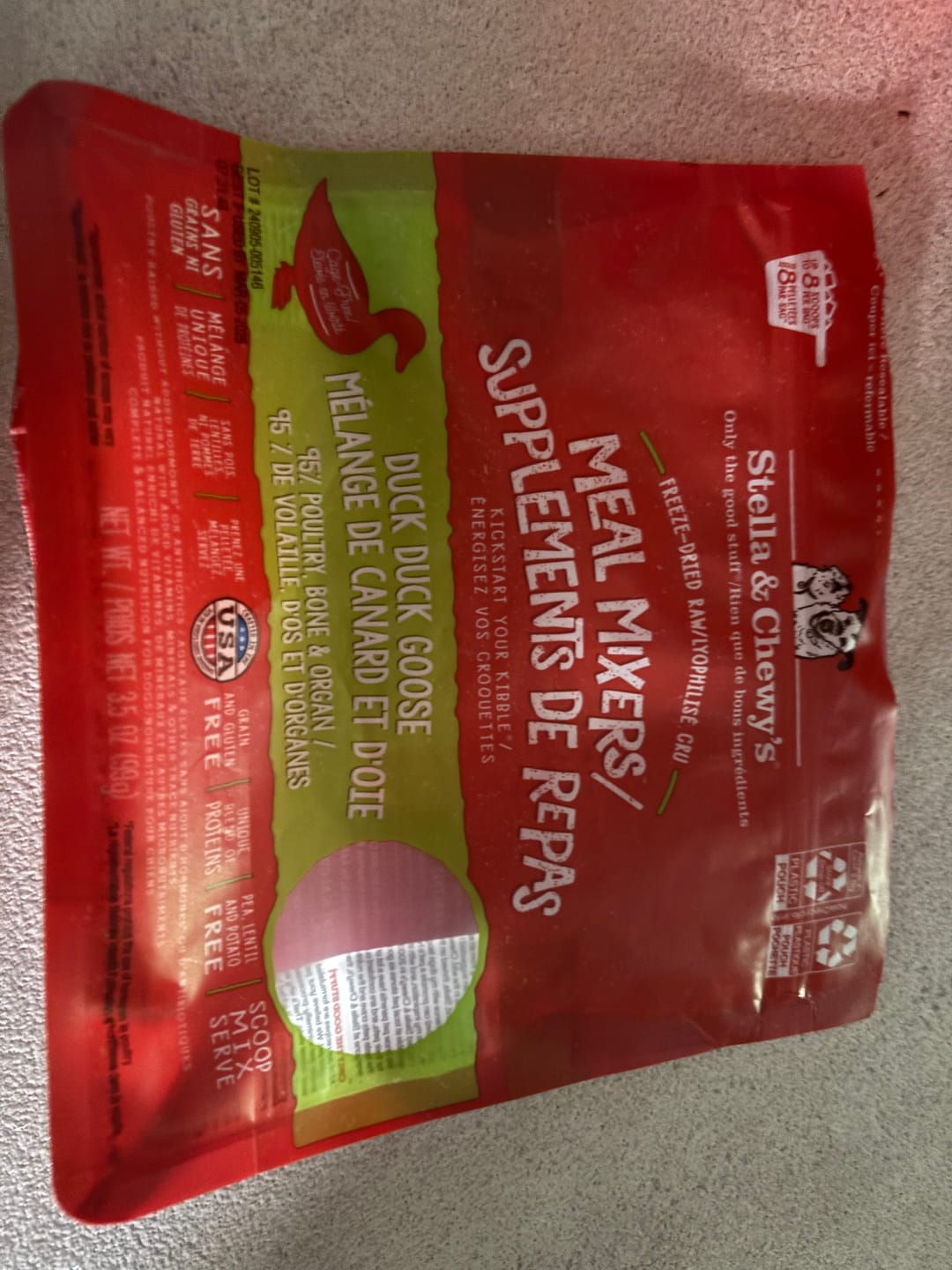 Customer photo review of Stella & Chewy's - Meal Mixers pour chien