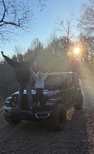 Customer photo review of Light Bar Cover | Dual Row 52"