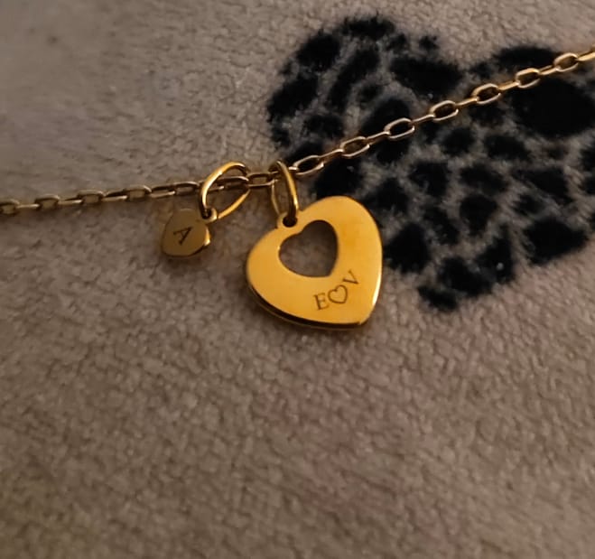 Customer photo review of Collar Siempre - Personalizado