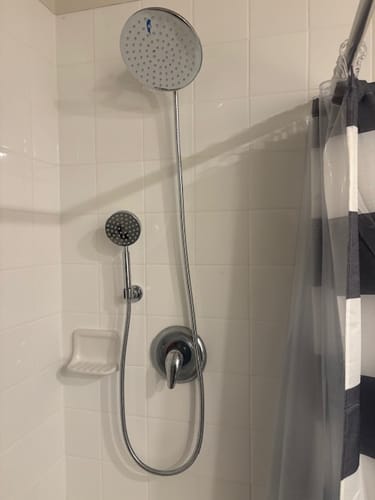 Customer photo review of Universal Handheld Shower Head Holder Wall Mount