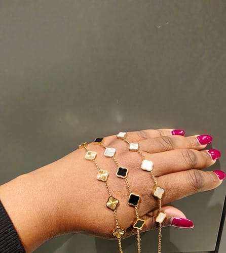 Customer photo review of Celine Clover Bracelet