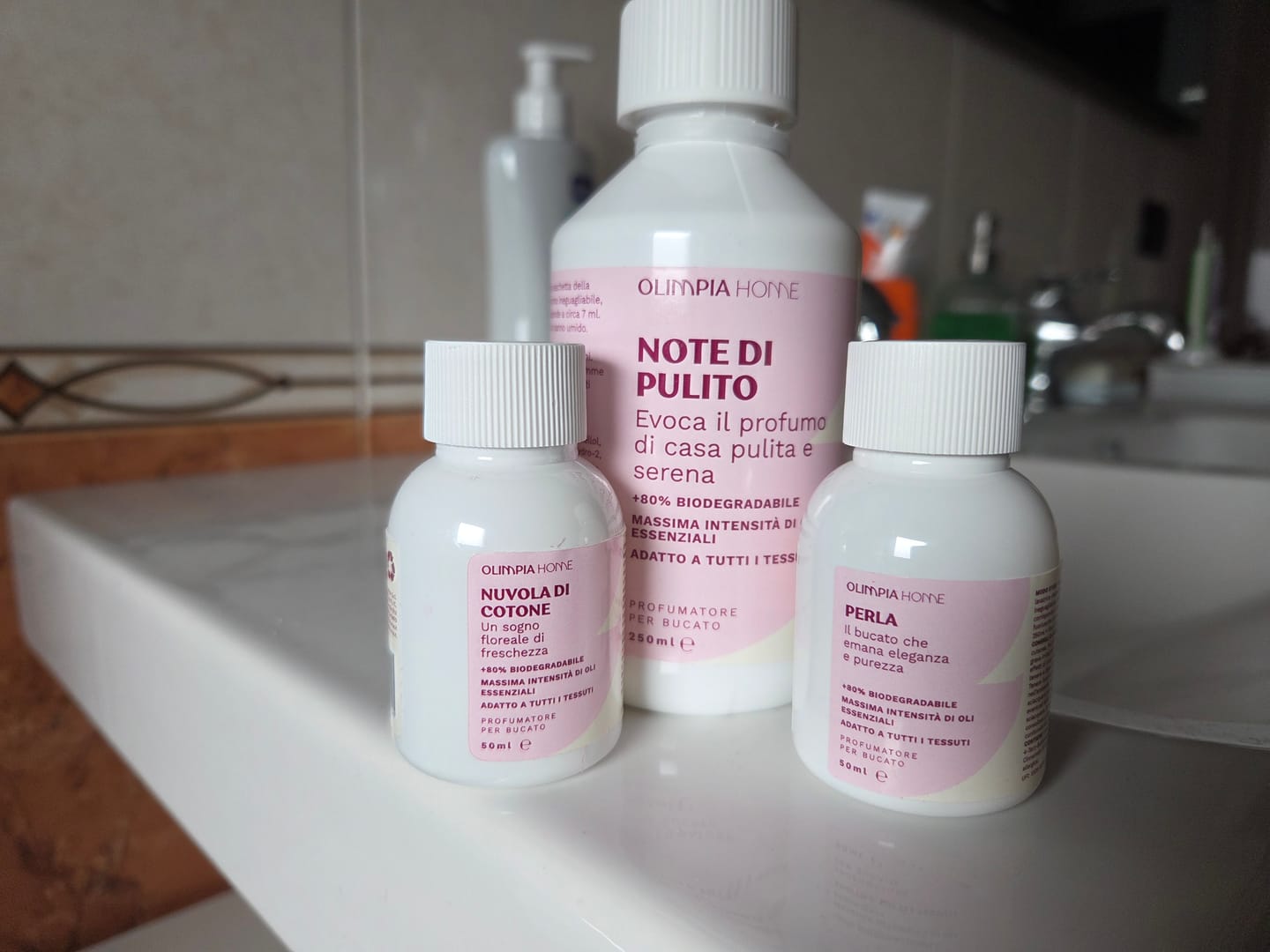 Customer photo review of Perla – Il bucato che emana eleganza e purezza