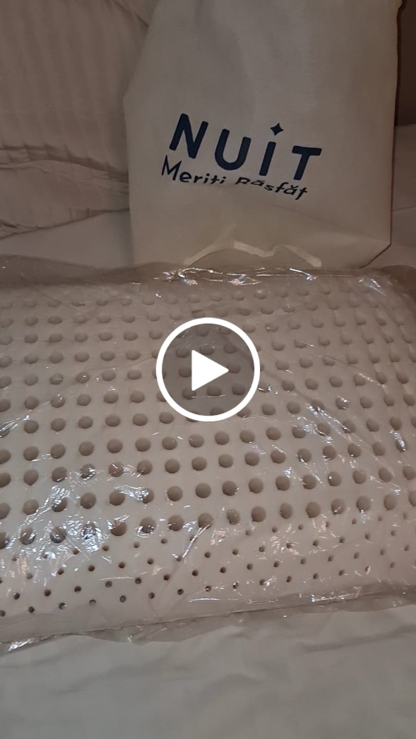 Customer video review of Pernă Silva Latex