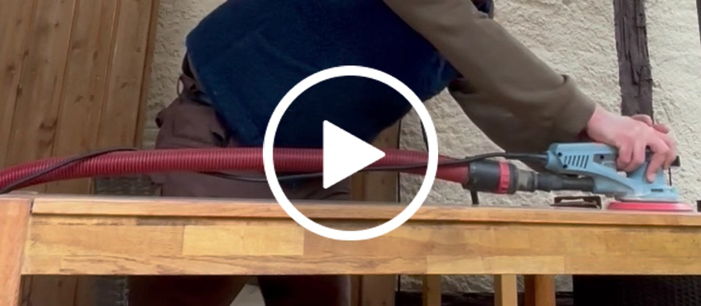 Customer video review of FANZWORK Exzenterschleifer 5mm Schleifhub mit 150mm Schleifteller Klett. 350W bürstenlosen EC-Motor, inkl. Tragkoffer FZ-EZ150A 49B