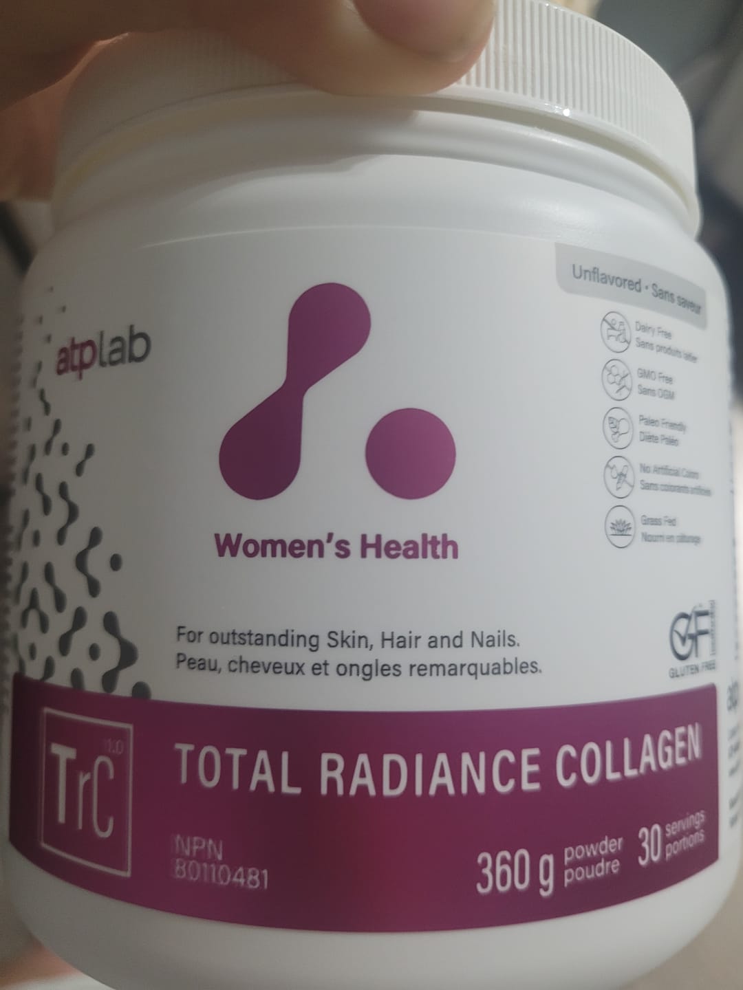 Customer photo review of ATP Lab - Total Radiance Collagen - 360g