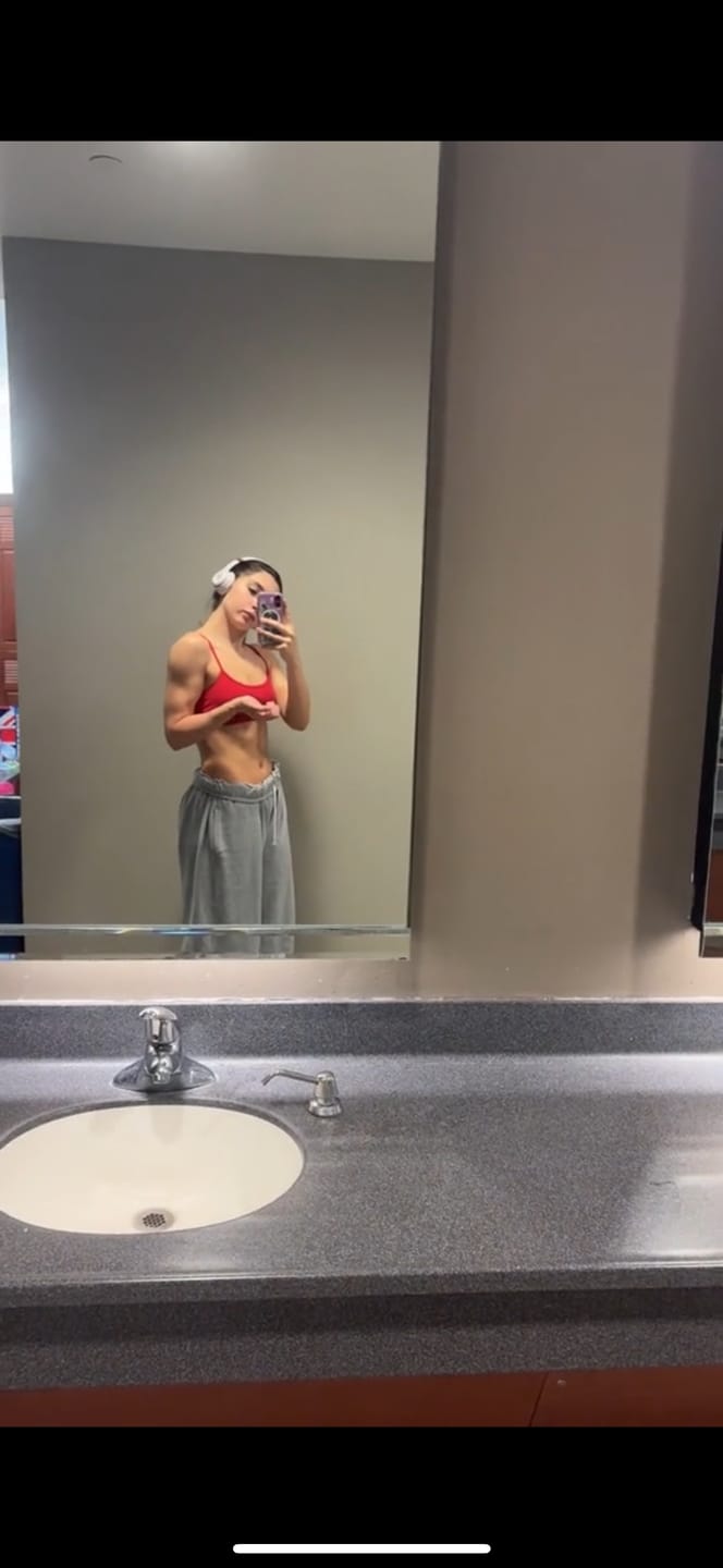 Customer photo review of W351 (New Colors) Legacy Sports Bra