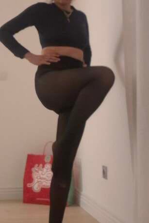 Customer photo review of Collant Polaire Peau Noire