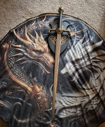 Customer photo review of Blackfyre | Red Crystal | House Targaryen | Game of Thrones Sword