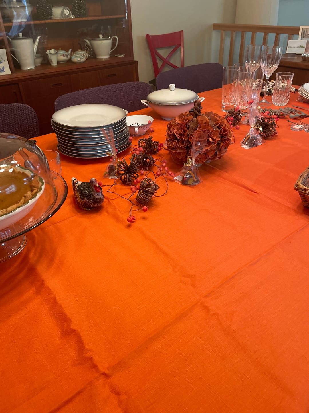 Customer photo review of Classic Hemstitch Tablecloth