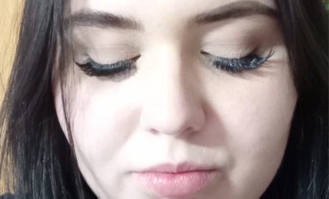 Customer photo review of MagLuxe™ Magnetic Lashes