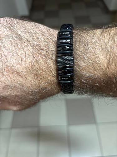 Customer photo review of Bracelet: Black