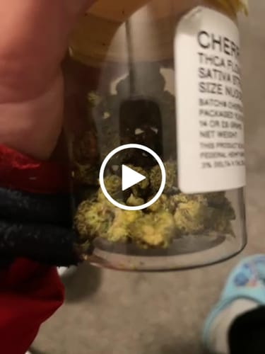 Customer video review of CHERRY PIE THC FLOWER THCa AAA Exotic Flower 14g 28g 32% HYBRID