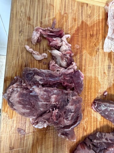 Reseña con foto de un cliente sobre Filete cabrería sin hueso