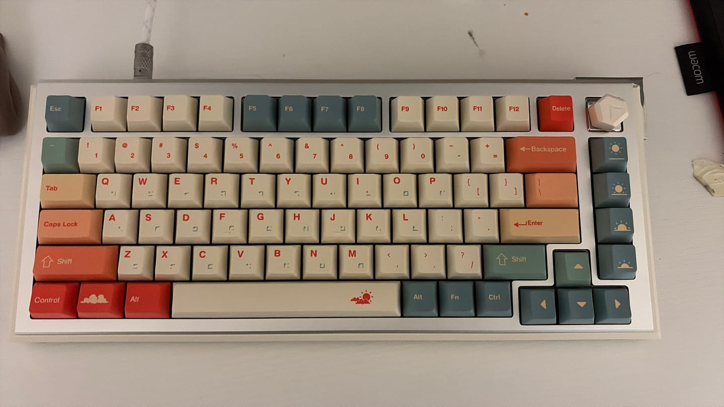 Customer photo review of A75 Ultra HE Magnetic Switch Keyboard- The key to be ace