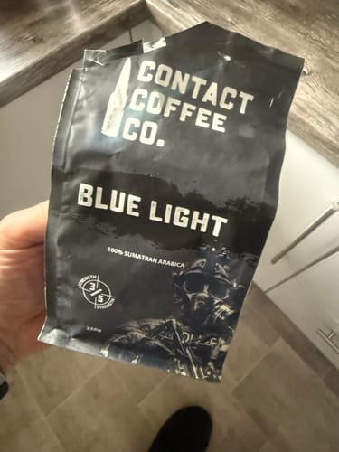 Customer photo review of Blue Light Coffee
