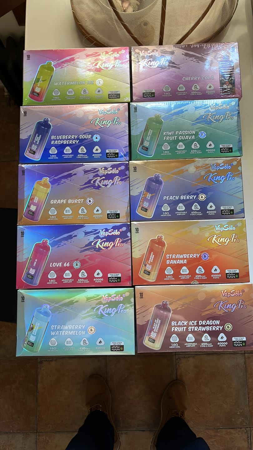 Customer photo review of VAPSOLO KING PRO 40.000puff