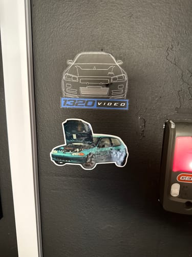 Customer photo review of Giveaway Civic Sticker