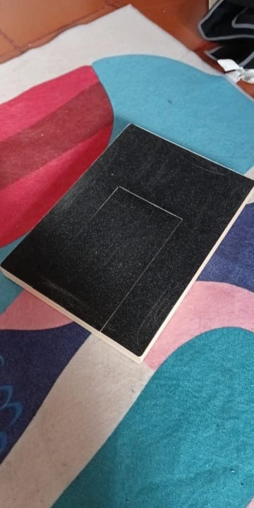 Customer photo review of Planche à gratter pour chien - Lime Pad