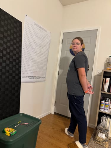 Customer photo review of Christmas Giant Word Search Puzzle