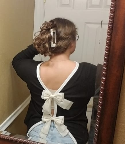 Customer photo review of cloud clip