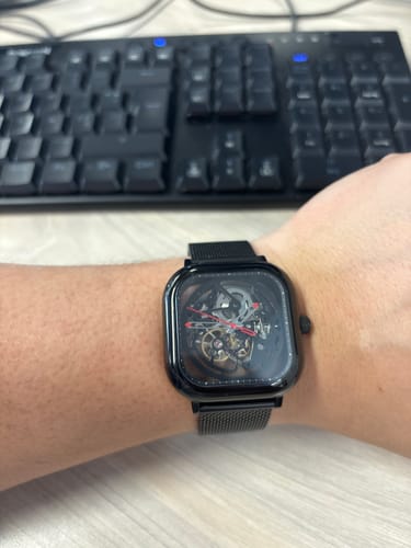 Customer photo review of Reloj Ciga Design C Series Skeleton Automático Acero 40mm Negro