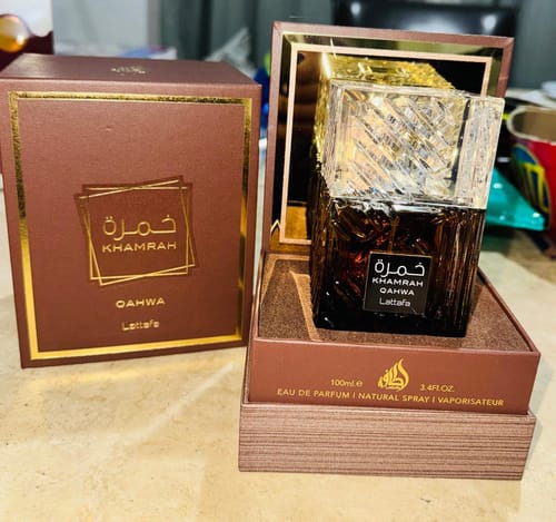 Customer photo review of Perfume Unisex Lattafa Khamrah Qahwa 100 ml EDP