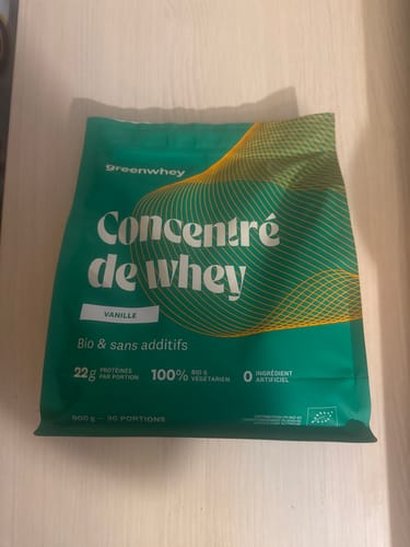 Customer photo review of Protéine de Whey Bio