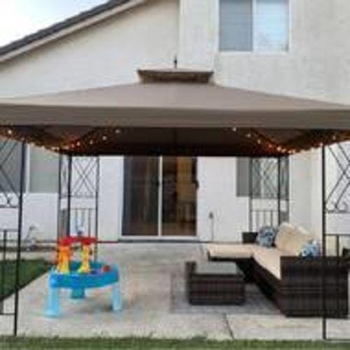 Customer photo review of ANETO Fabric Gazebo - 300cm x 360cm