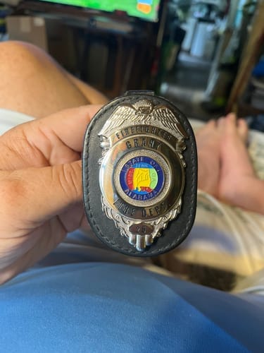 Customer photo review of Customizable Badge MA16