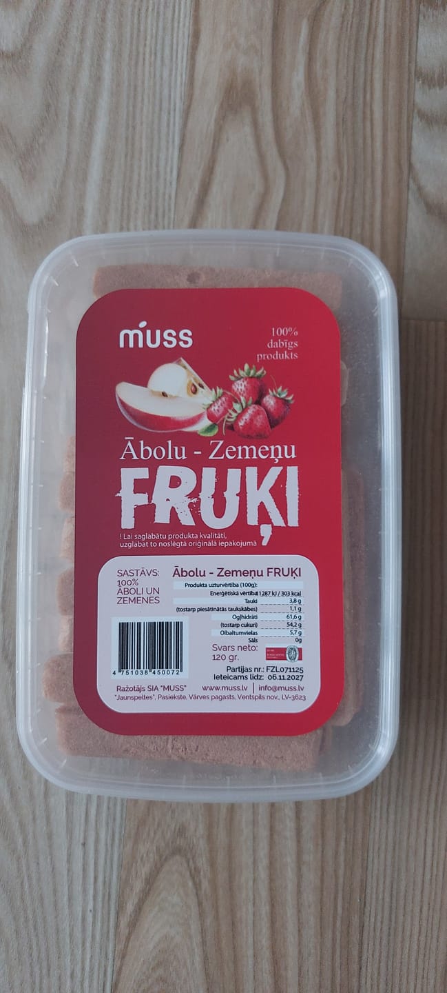 Customer photo review of Fruķi Ābolu-Zemeņu