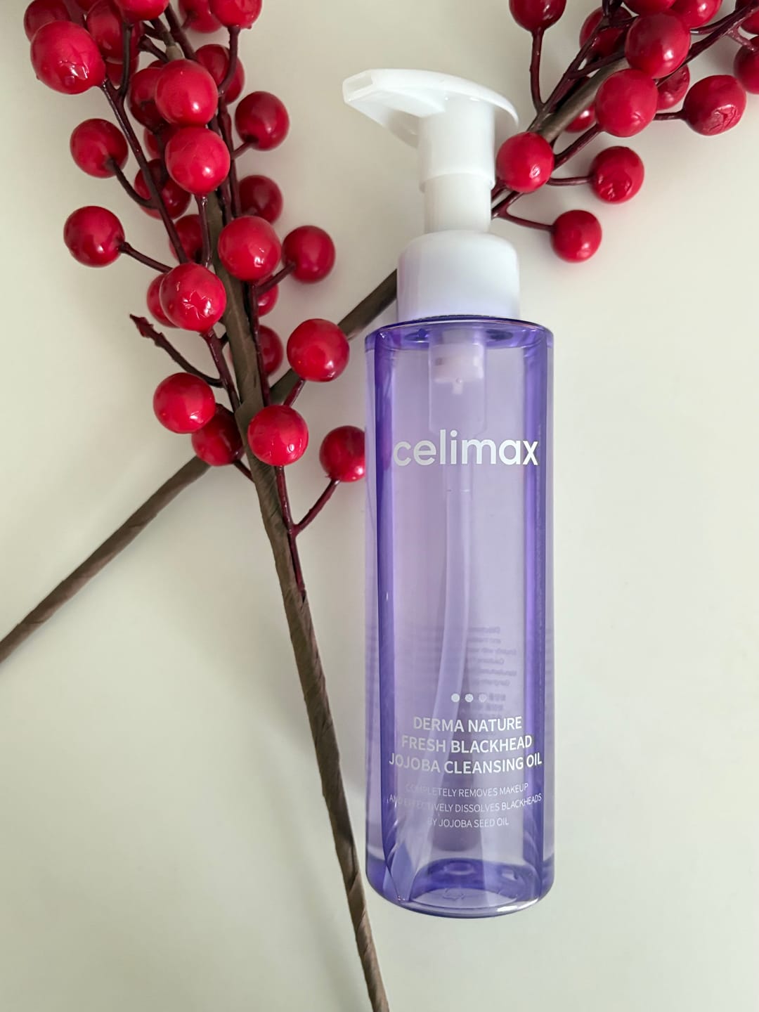 Customer photo review of Hidrofīlā eļļa melno punktiņu novēršanai Celimax Derma Nature Fresh Blackhead Jojoba Cleansing Oil