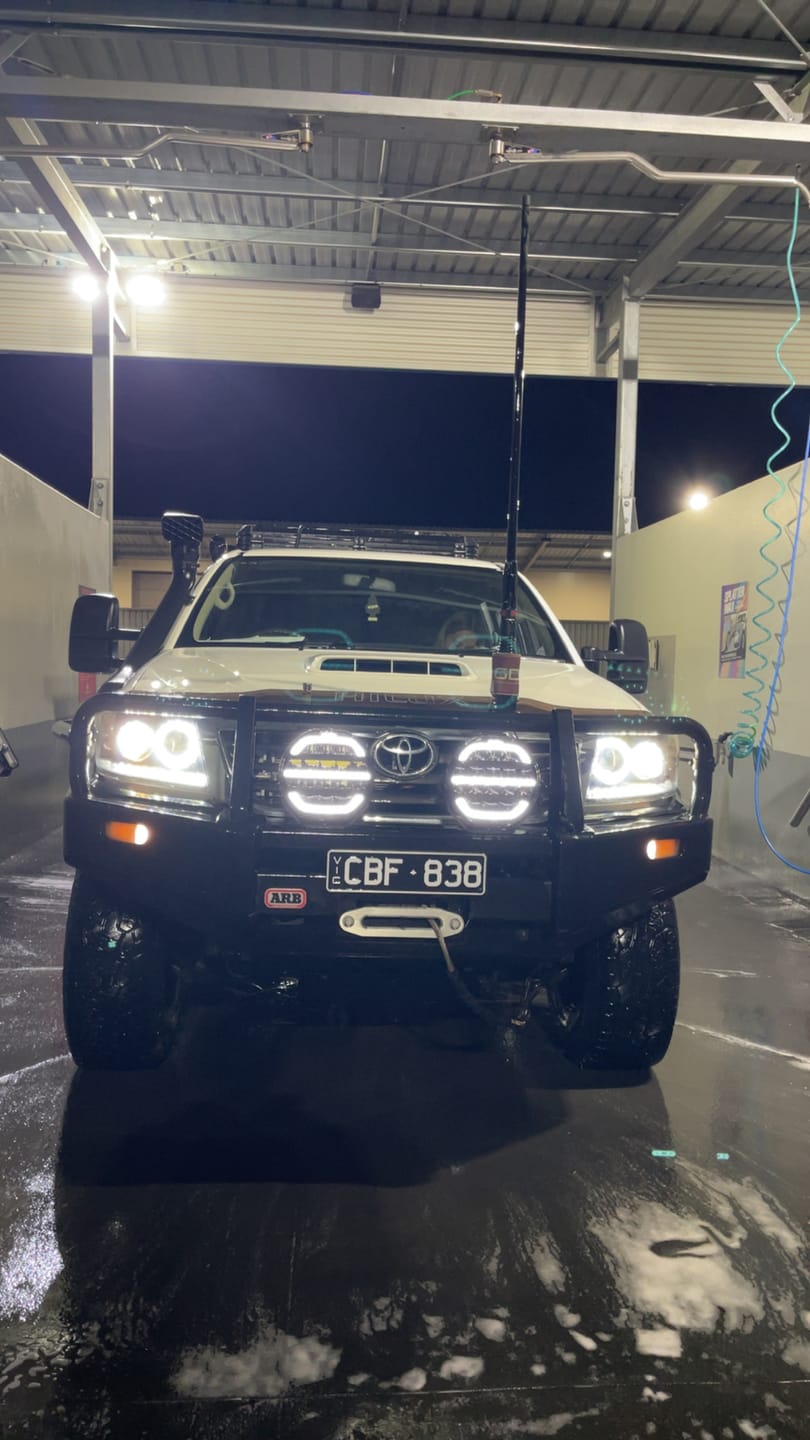 Customer photo review of Covert 9 Inch LED Driving Lights (PAIR W/HARNESS)