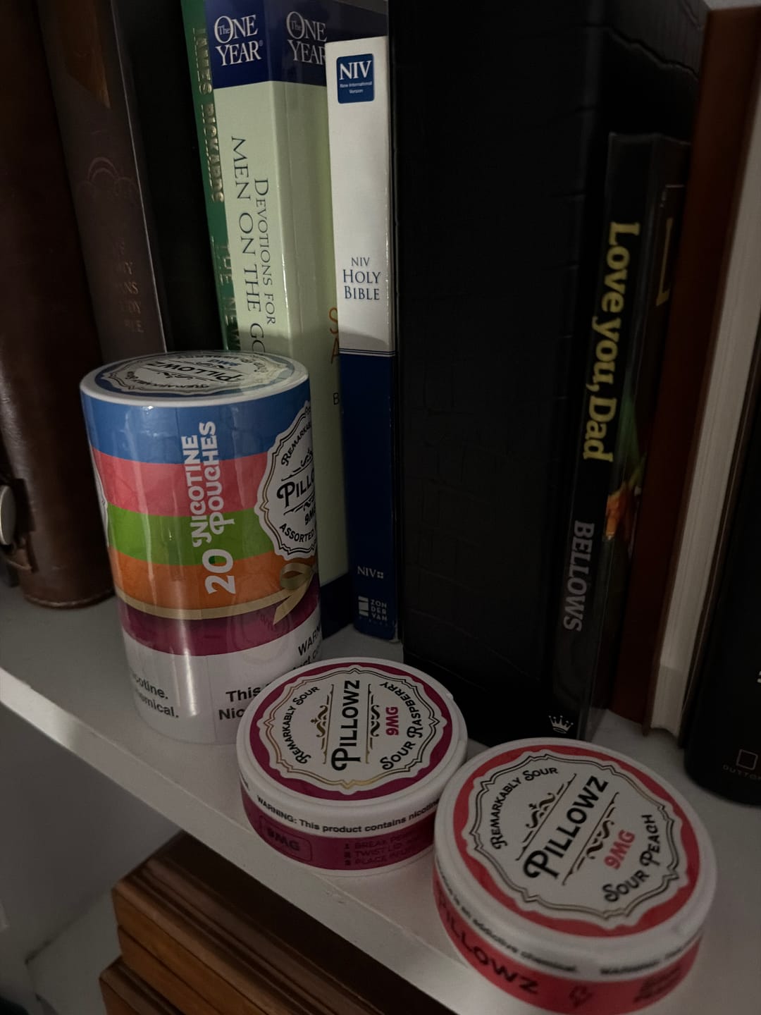 Customer photo review of Sour Pouches 5-Can Multi Flavor Pack