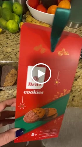 Customer video review of Galletas de Chocolate y Menta Bañadas con Chocolate Oscuro Sabor Menta Britt