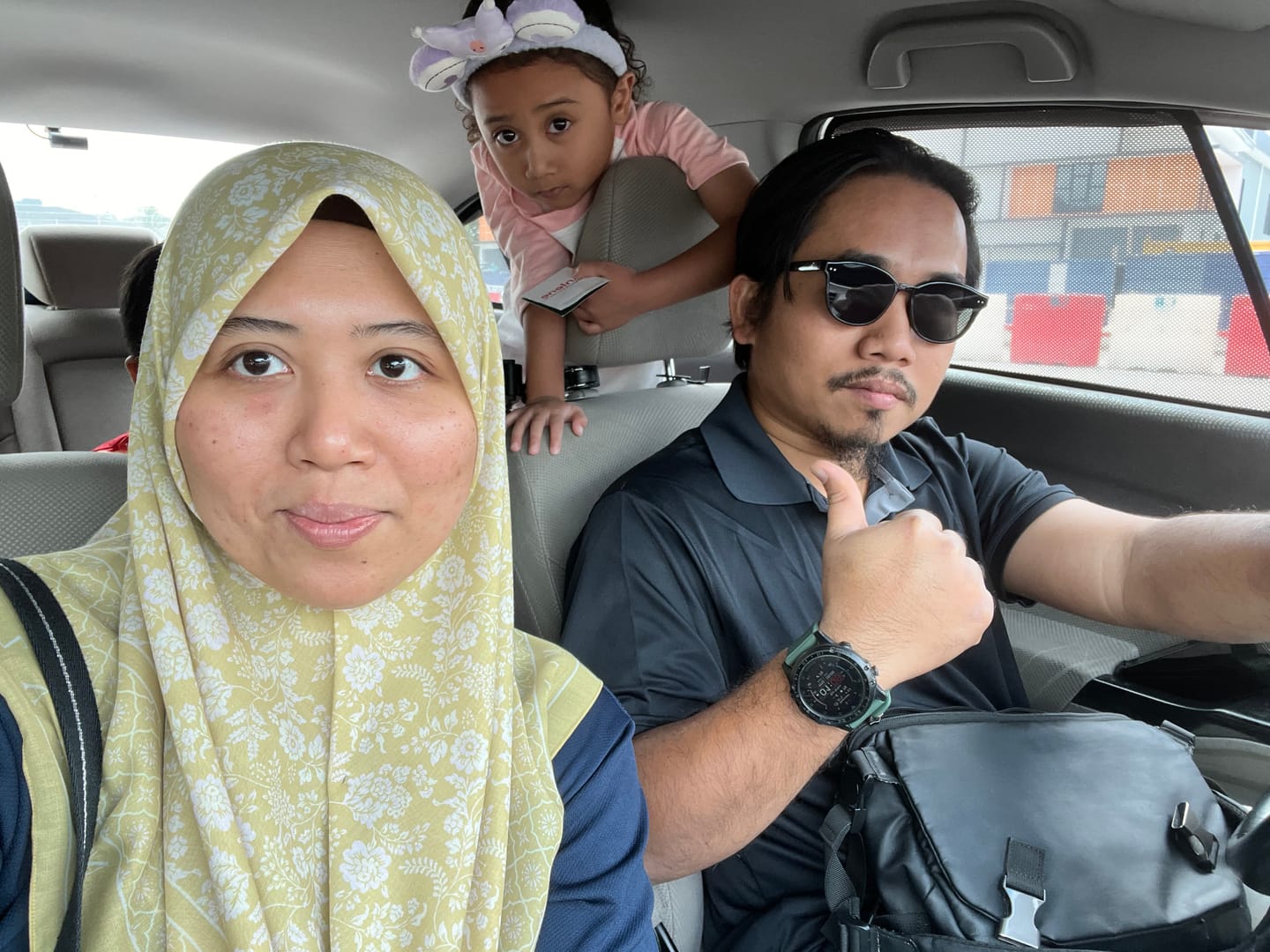 Customer photo review of Owen Square Framed Sunglasses