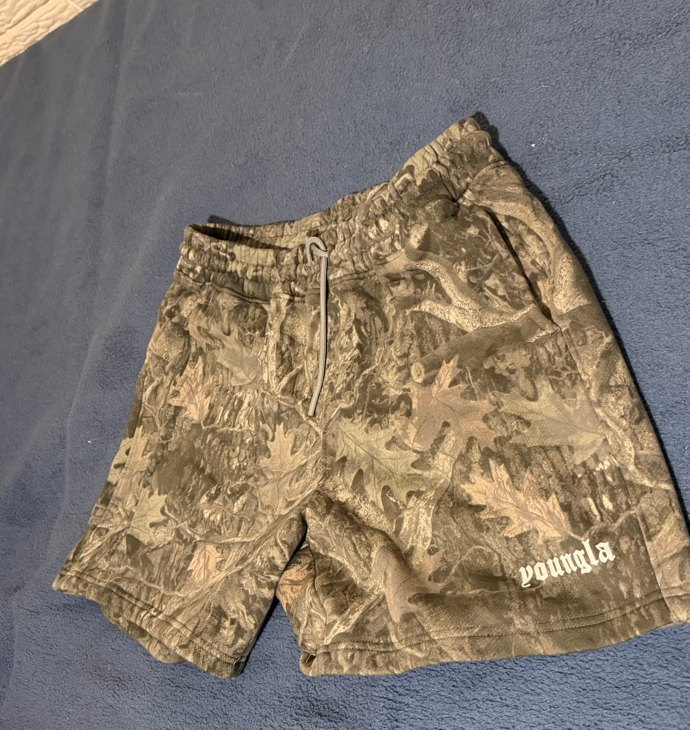 Customer photo review of 1118 - Tree Camo Cotton Shorts