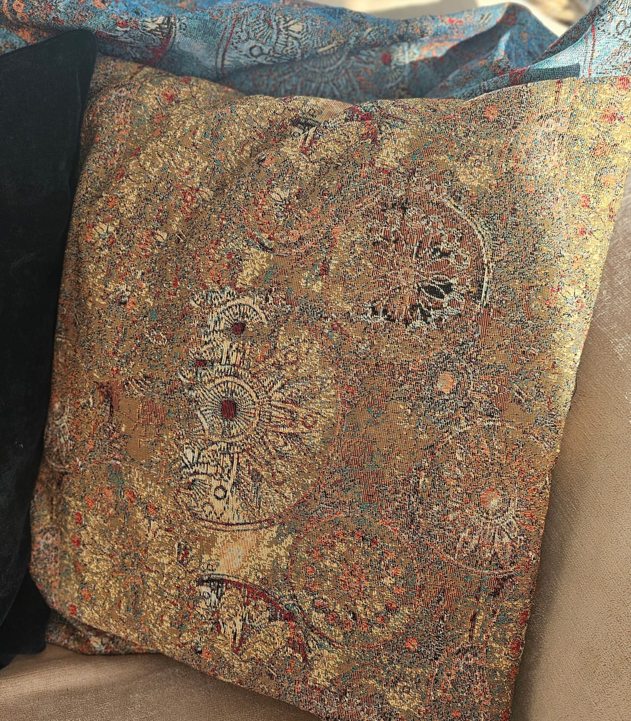 Customer photo review of Wheels of Fortune Tapestry Fabric