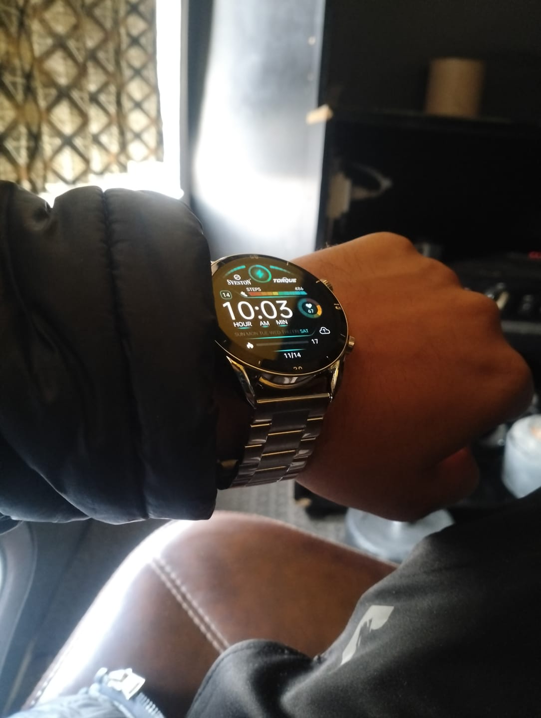 Customer photo review of Torque Chain Smartwatch