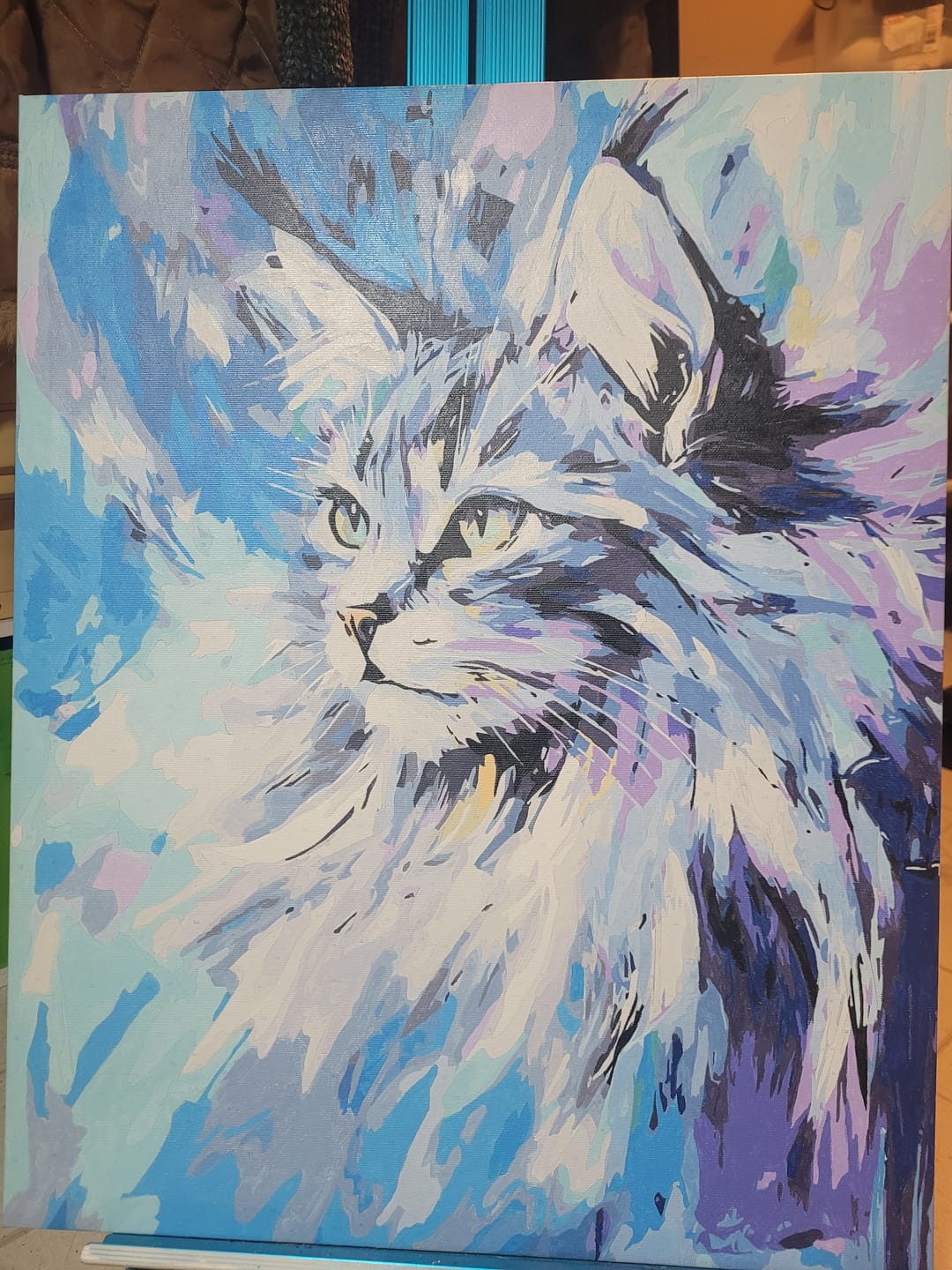 Customer photo review of Abstract Maine Coon