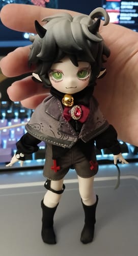Customer photo review of Cooze Devil Horns Series Prince 1/8 BJD Clothing Set【Shipped in Sept./Oct. 2025】