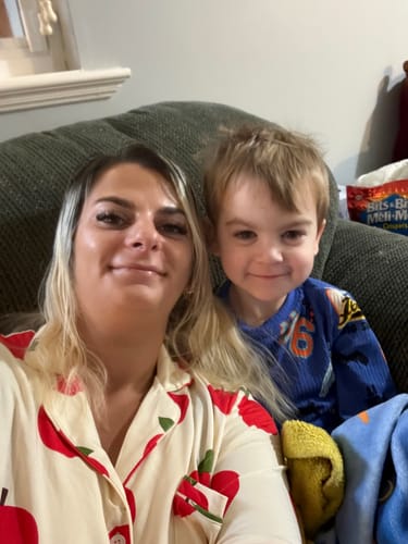 Customer photo review of Ladies Collared Set - APPLE