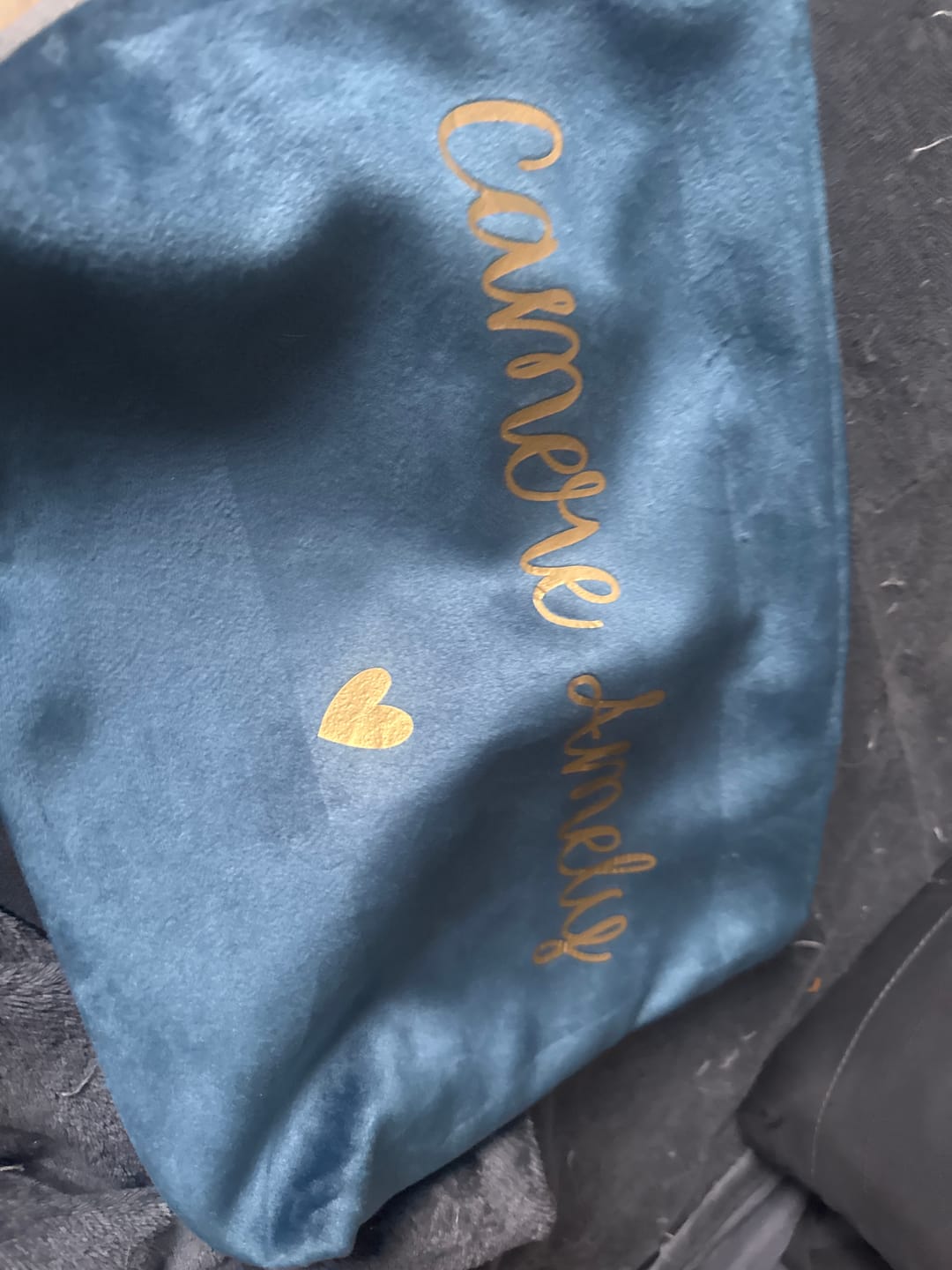 Customer photo review of La mia borsa per cosmetici - Borsa personalizzata per trucchi e cosmetici con nome