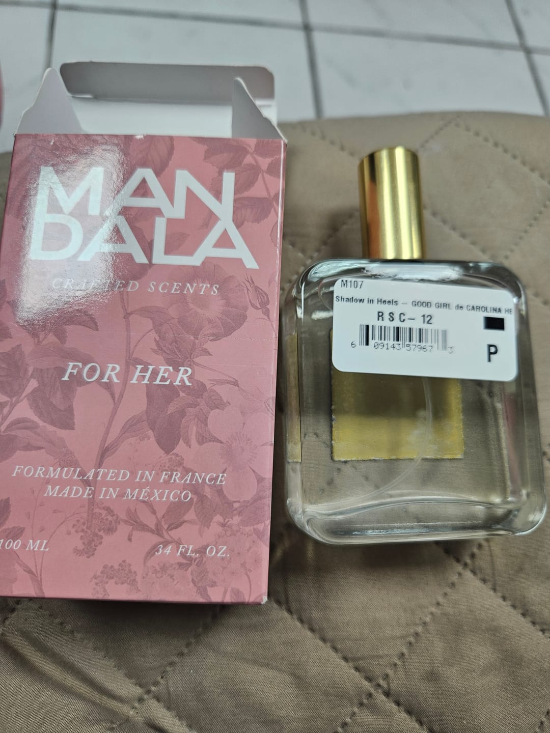Customer photo review of Shadow in Heels - Inspirado en GOOD GIRL de CAROLINA HERRERA 100ml-