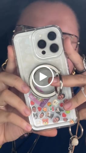 Customer video review of Shaker Case™ with Custom Charms