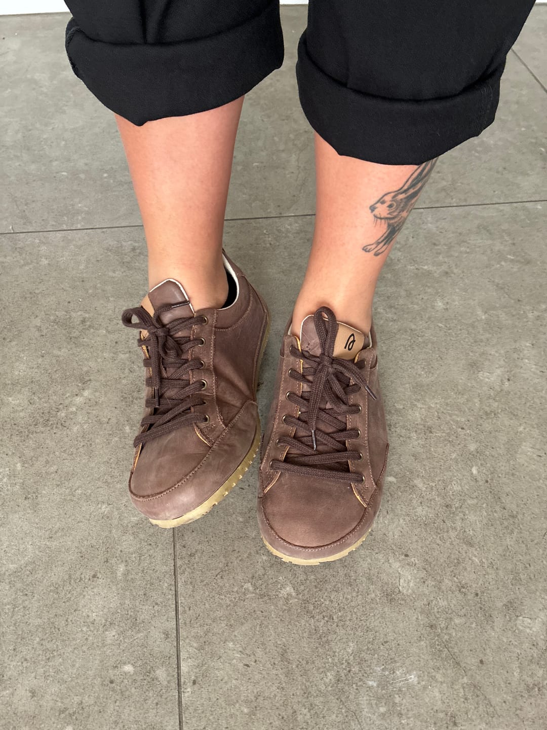 Customer photo review of Zapatilla A1. Café