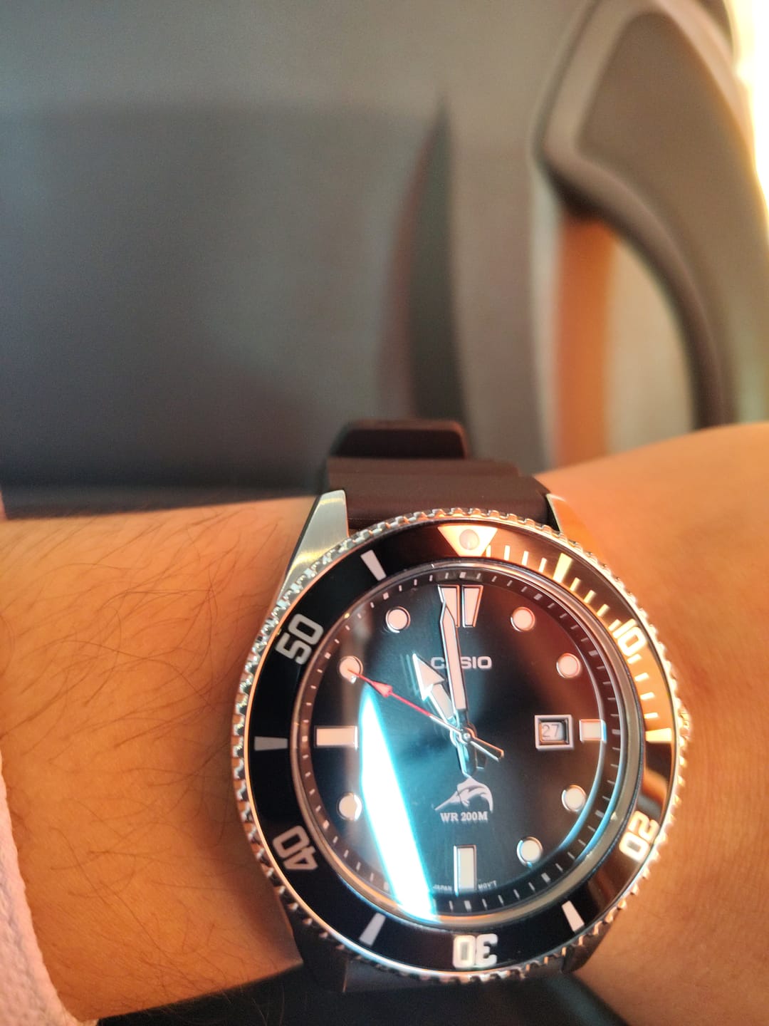 Customer photo review of Reloj Casio Submariner Marlin Duro MDV106-1AV Negro Buceo