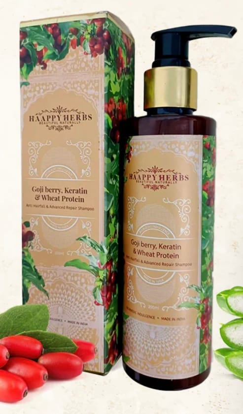 Customer photo review of Goji Berry, Keratin & Wheat Protein Shampoo