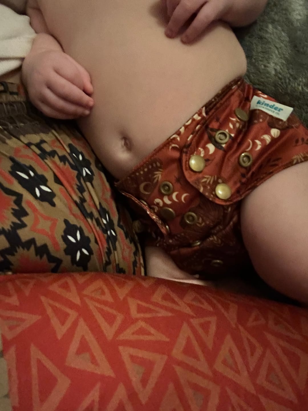 Customer photo review of Space and Sky: Essentials Pocket Cloth Diaper with Athletic Wicking Jersey, Grows with your Baby