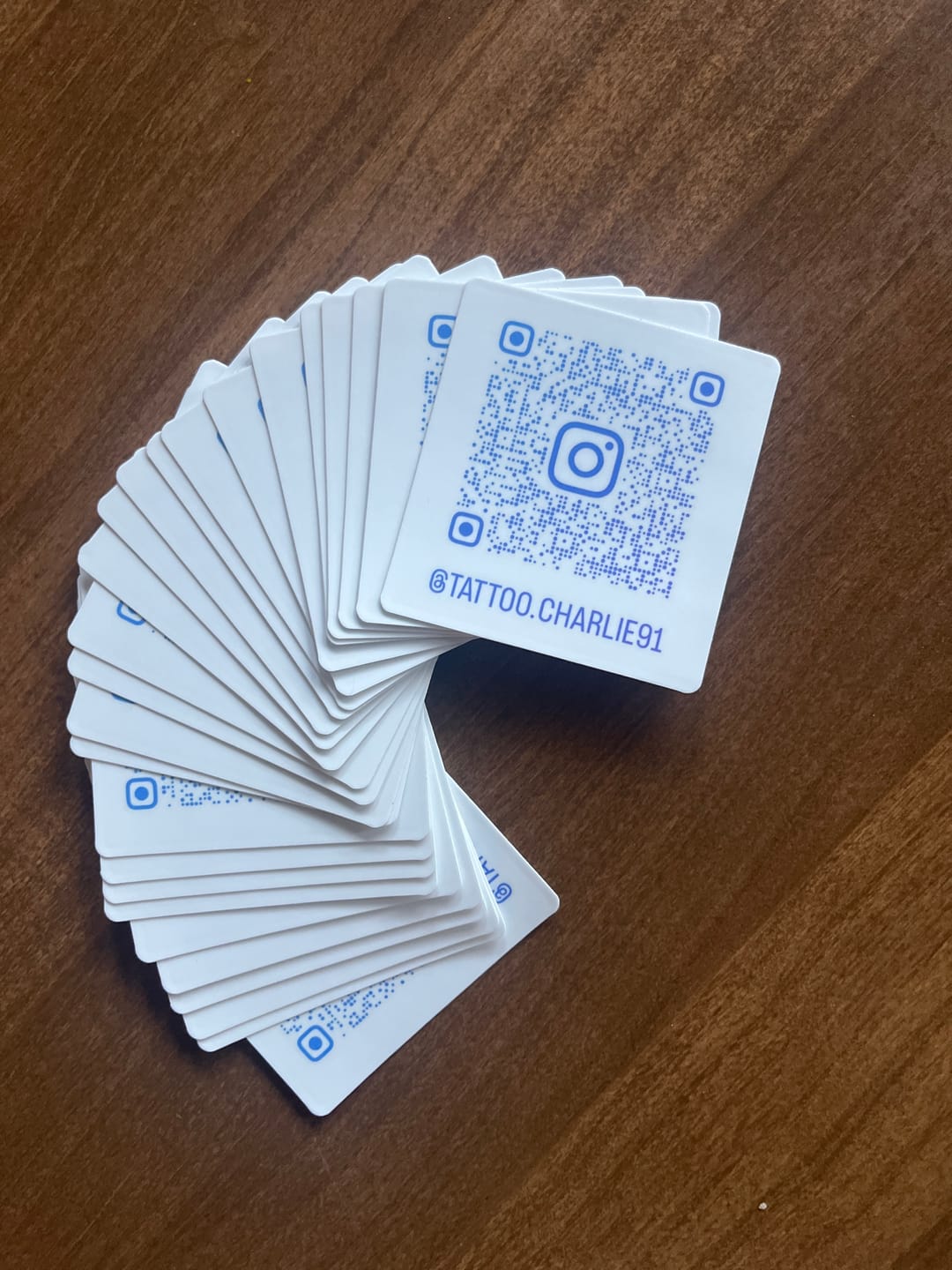 Customer photo review of Square Stickers
