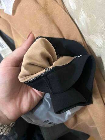 Customer photo review of Collant Polaire Peau Noire